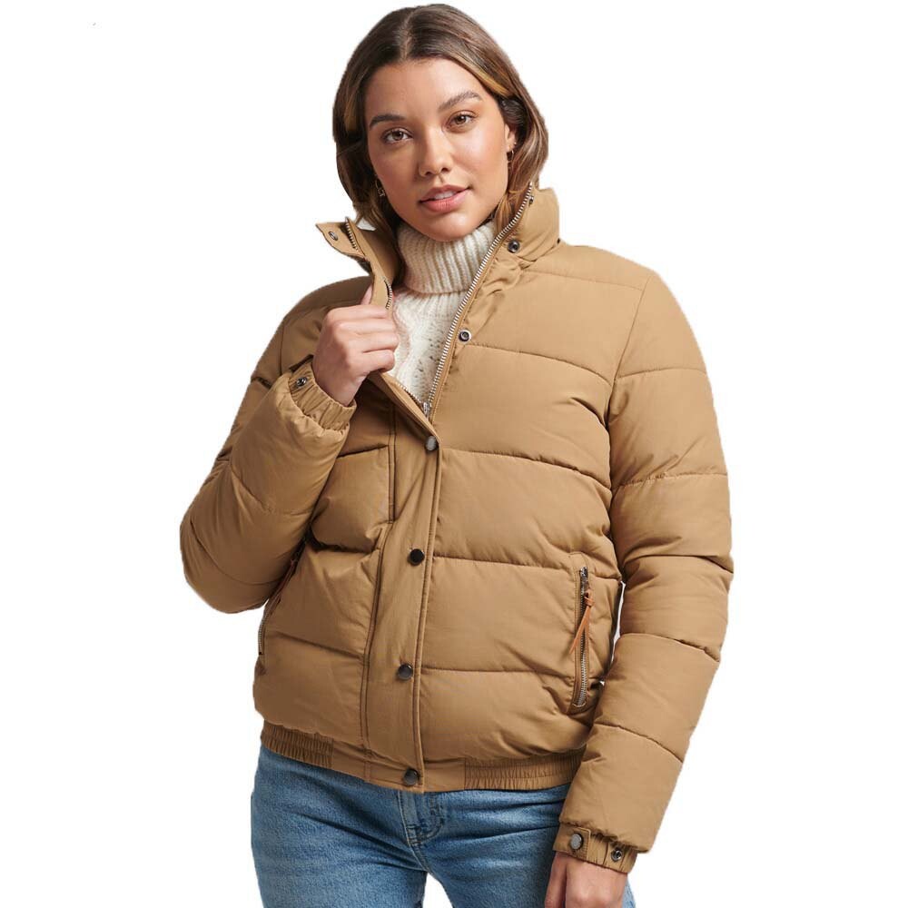 

Куртка Superdry Vintage Mountain Puffer, коричневый