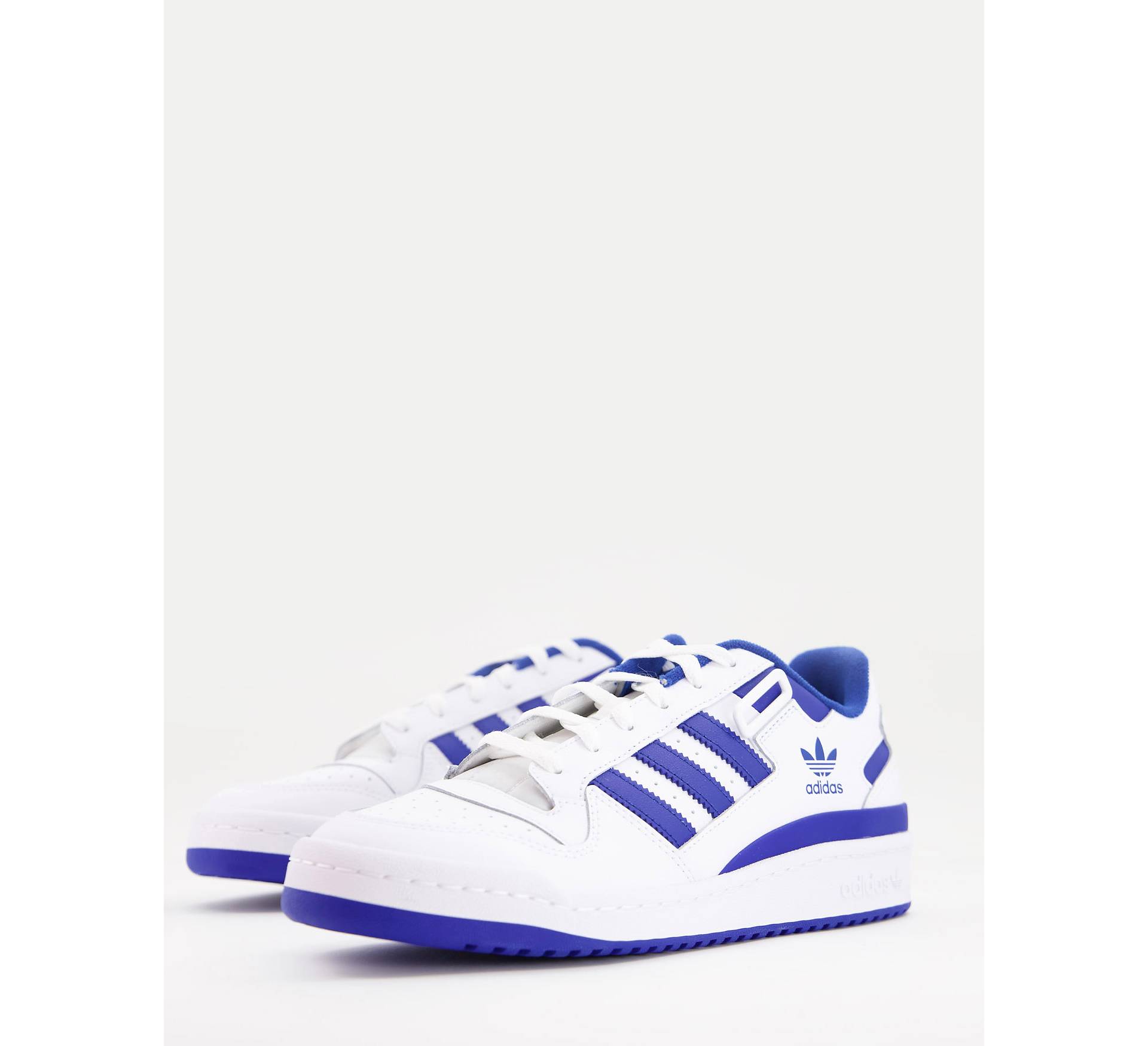 Бело-синие низкие кроссовки adidas Originals Forum