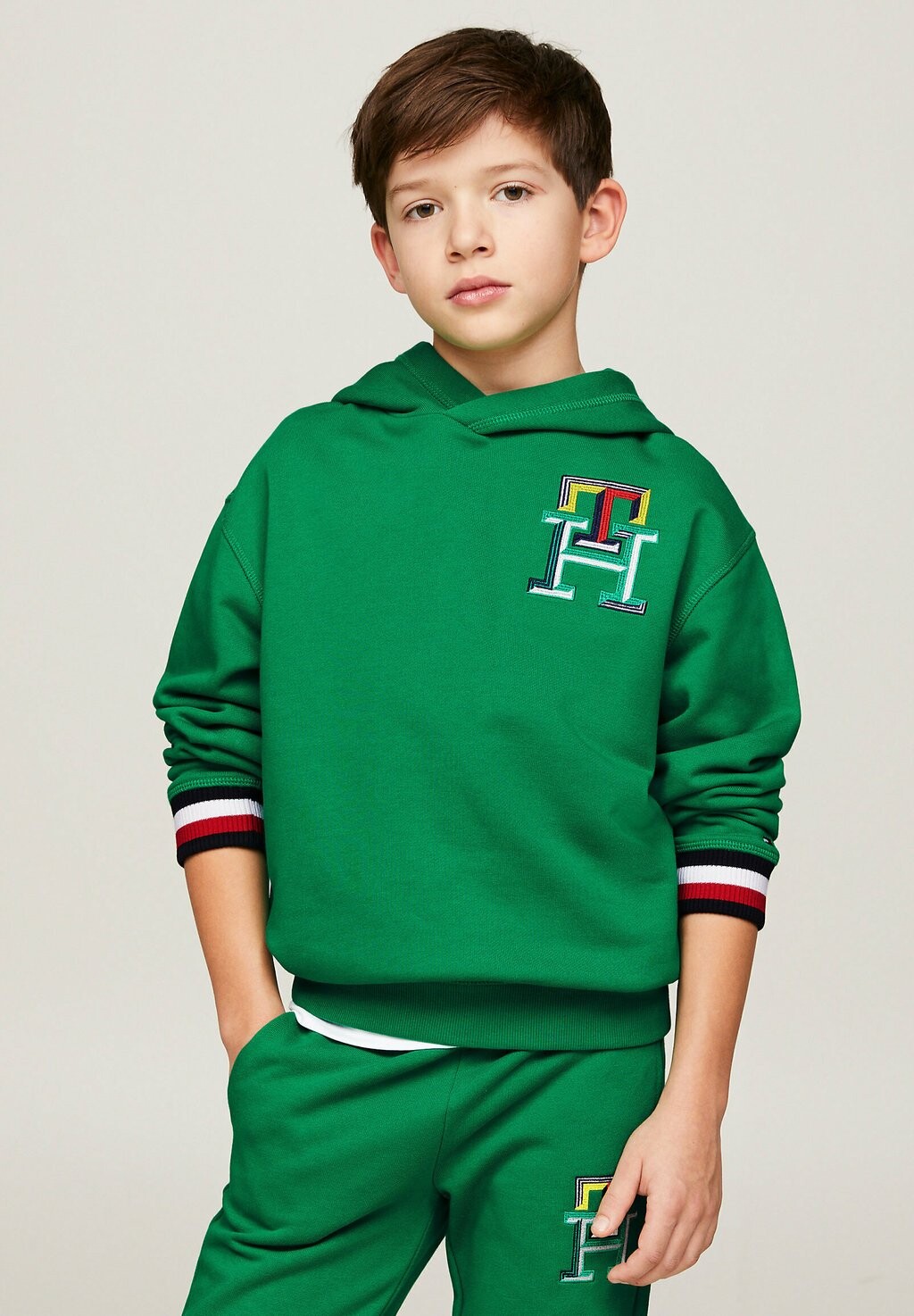 

Толстовка MONOGRAM Tommy Hilfiger, цвет olympic green