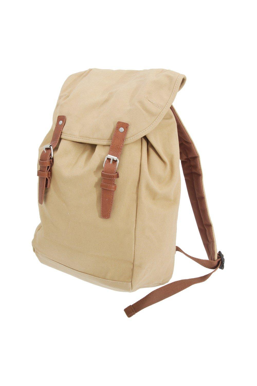 Винтажный рюкзак-рюкзак Quadra, коричневый винтажный противоугонный рюкзак коричневый