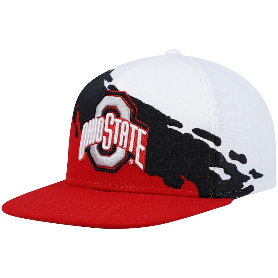 

Бейсболка Mitchell & Ness Ohio State Buckeyes, алый