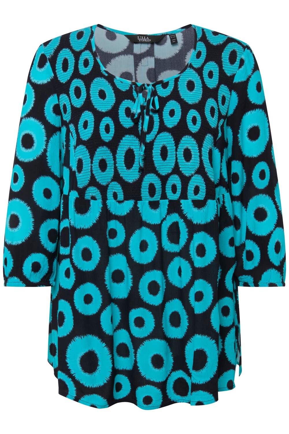 

Блуза Ulla Popken, цвет tiefes aqua