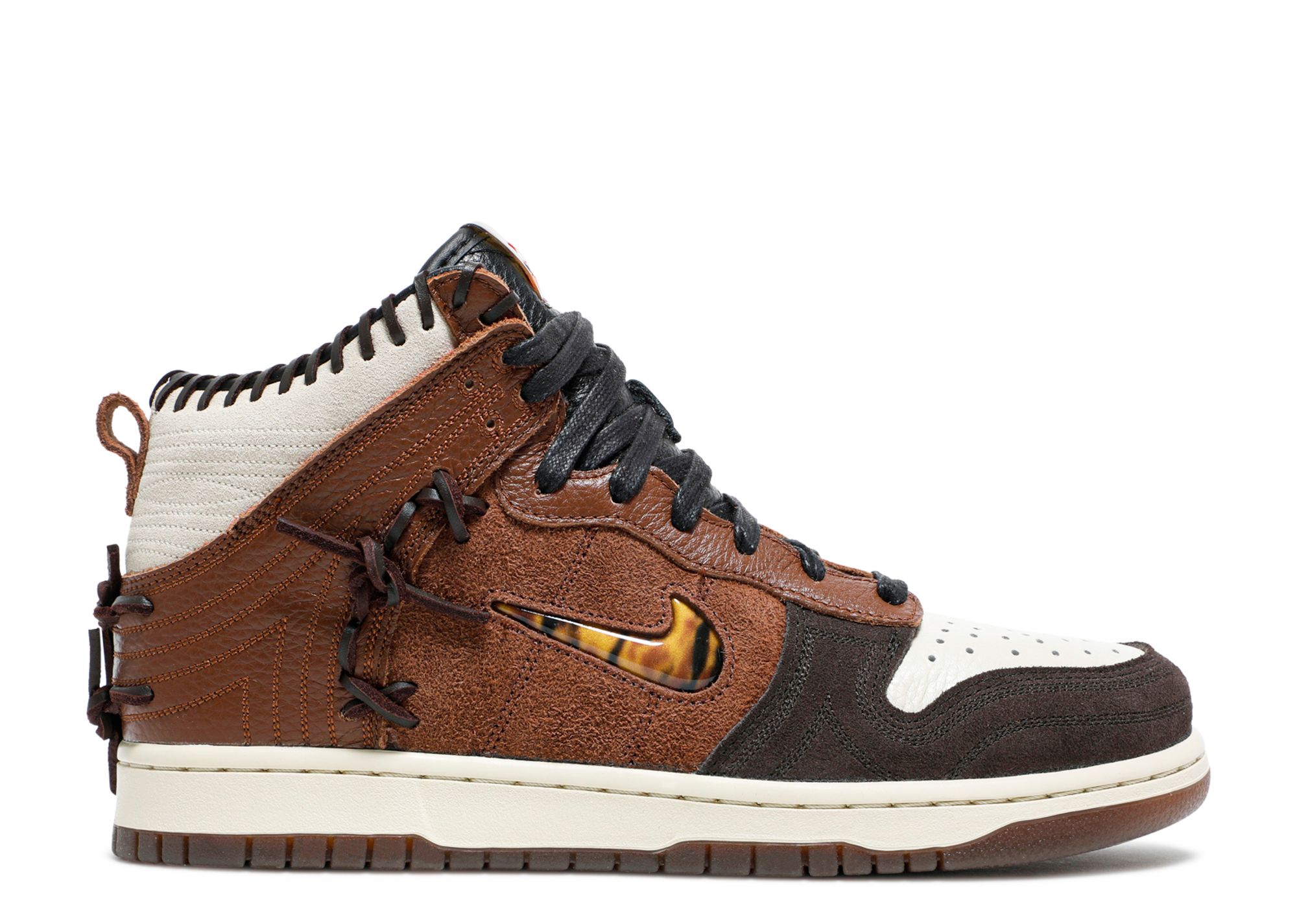Кроссовки Nike Bodega X Dunk High 'Legend', коричневый