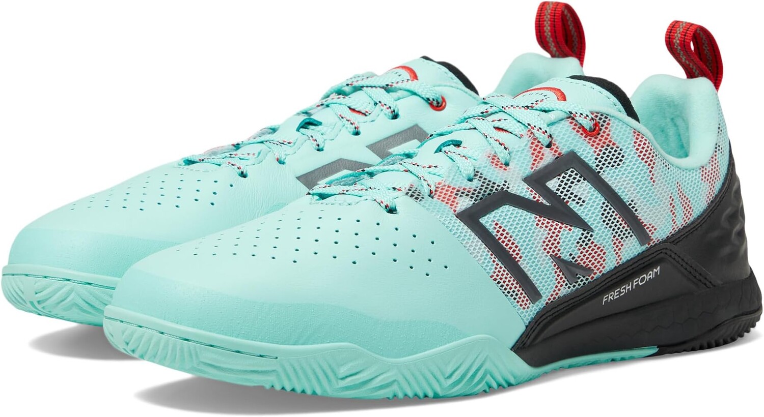 

Бутсы Audazo v6 Pro IN New Balance, цвет Bright Cyan/Black