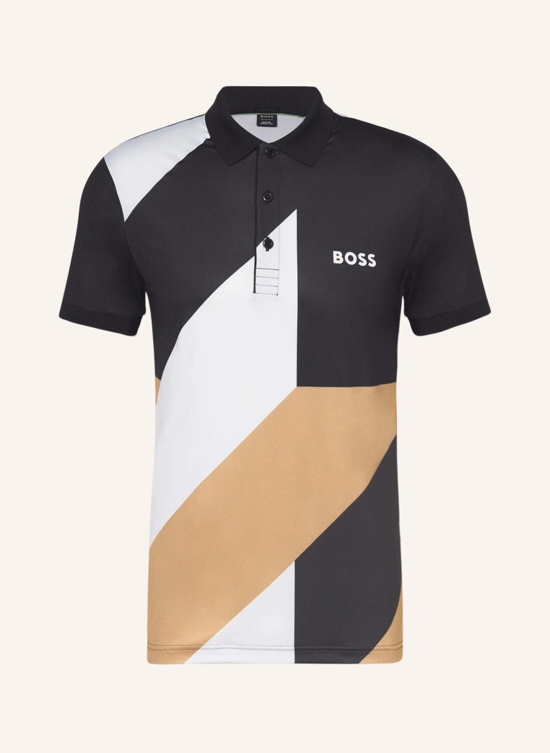 

Рубашка поло BOSS Funktions PATTEO Slim Fit, черный