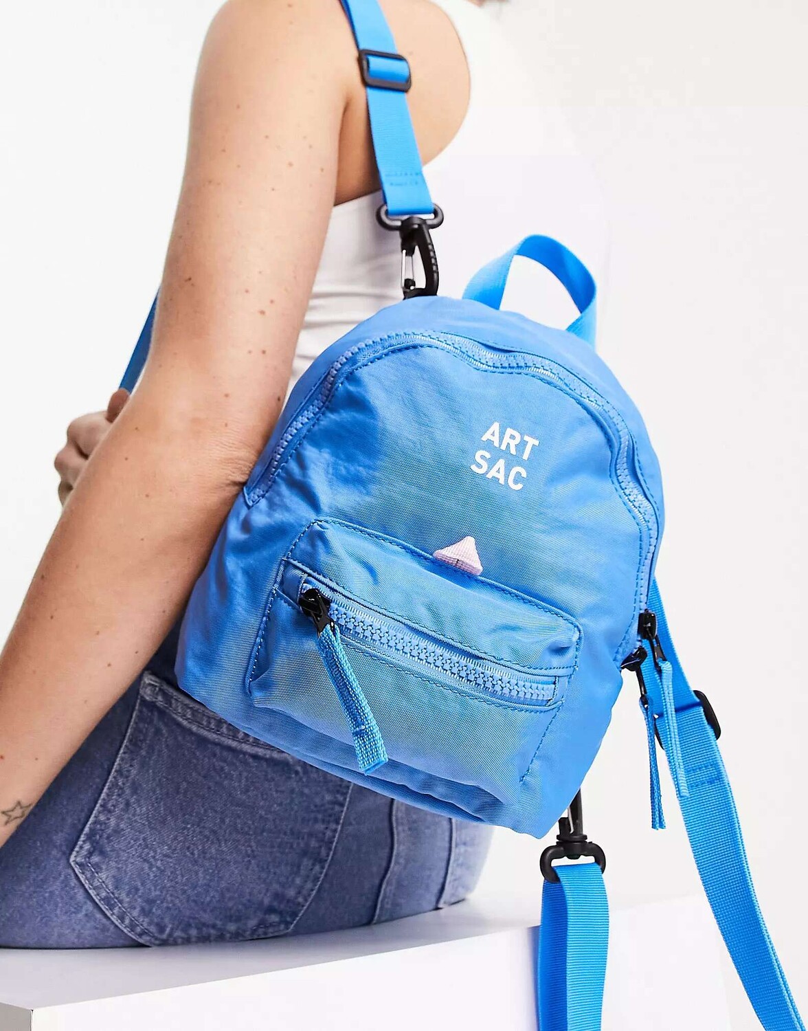 

Синий мини-рюкзак с одним карманом ARTSAC jakson