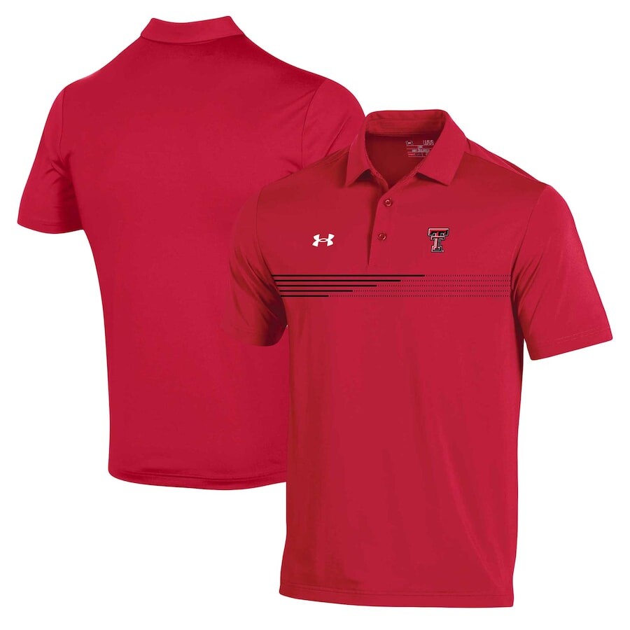 

Поло с коротким рукавом Under Armour Texas Tech Red Raiders, красный