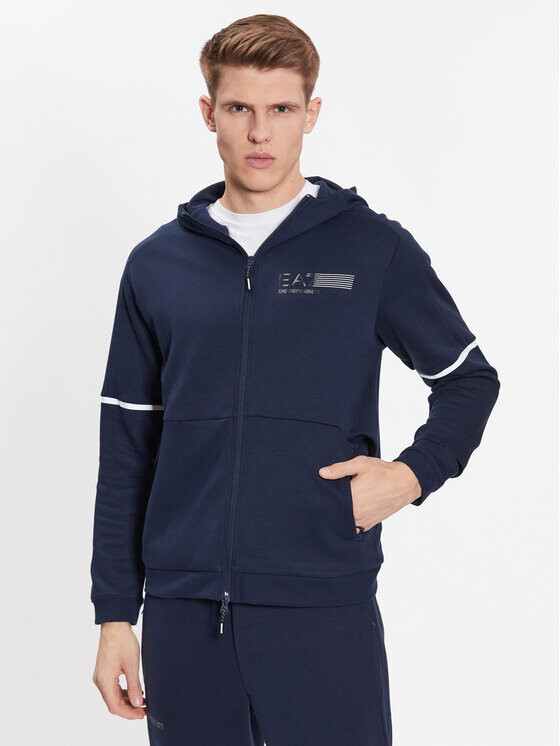 

Толстовка обычного кроя Ea7 Emporio Armani, синий