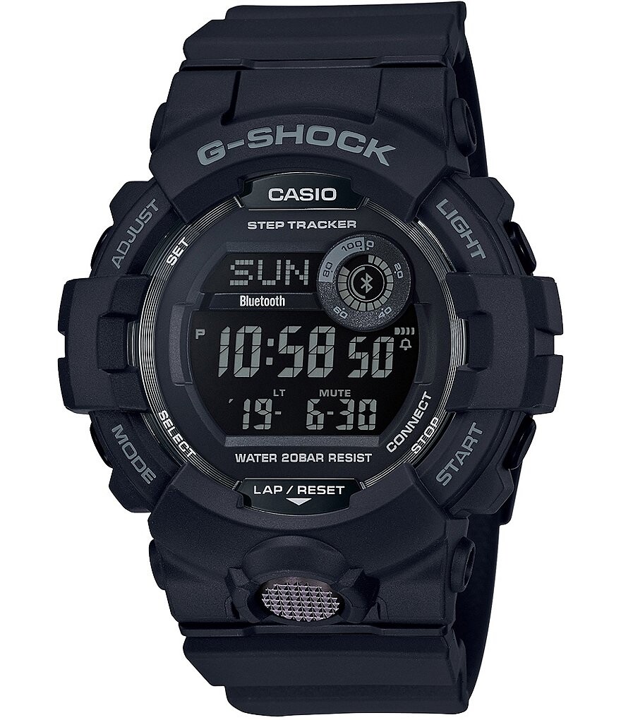 

Часы G-Shock Digital с черным противоударным полимерным ремешком, черный