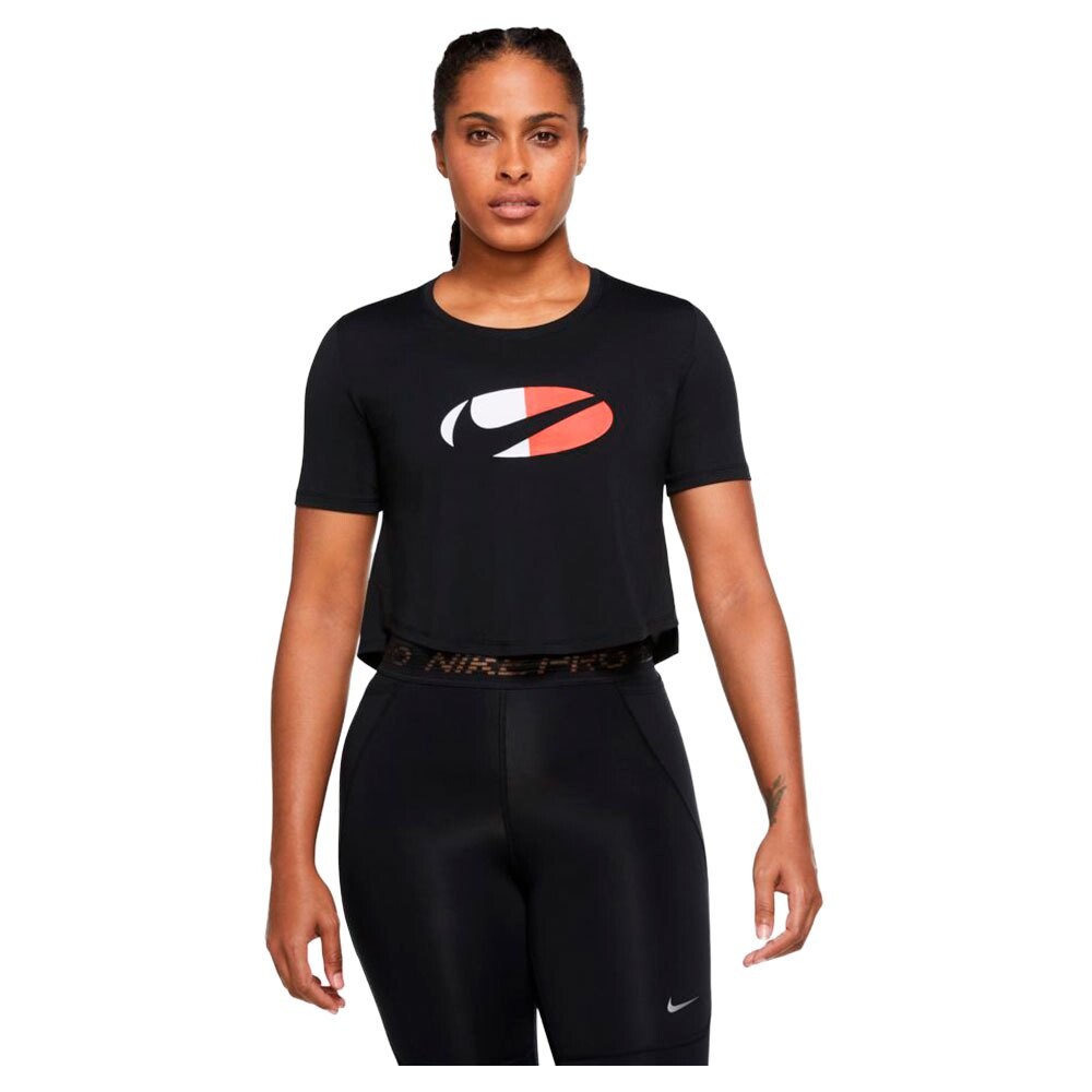 

Футболка Nike Dri Fit One Cropped, черный