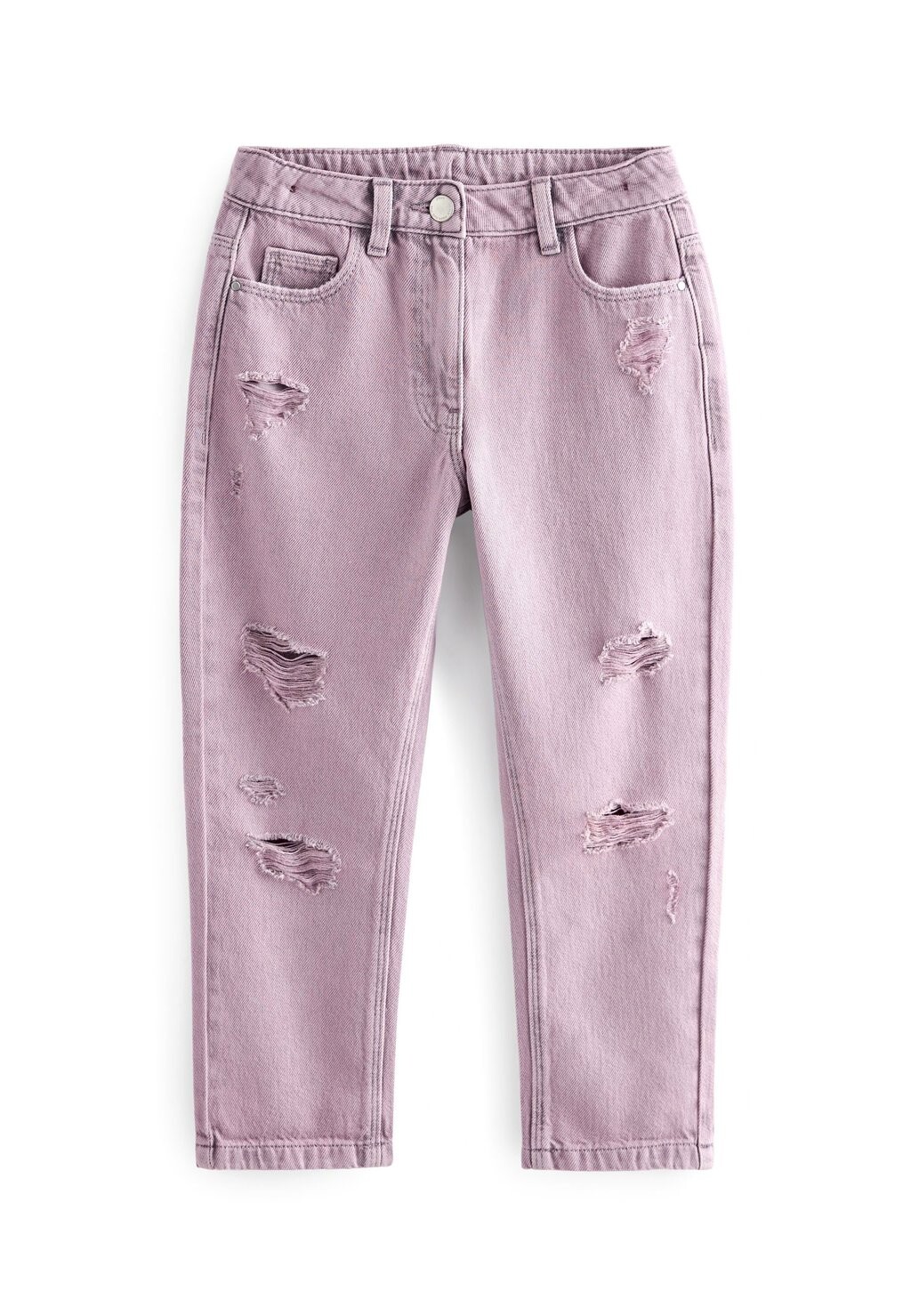 

Джинсы-сигареты Mom Next, цвет lilac purple distressed