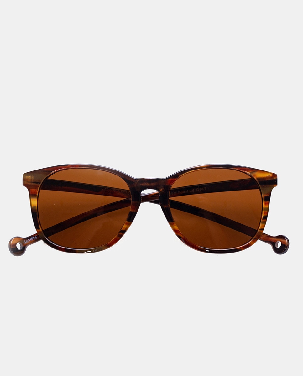 цена Круглые солнцезащитные очки «гавана» из переработанных материалов Parafina, светло-коричневый