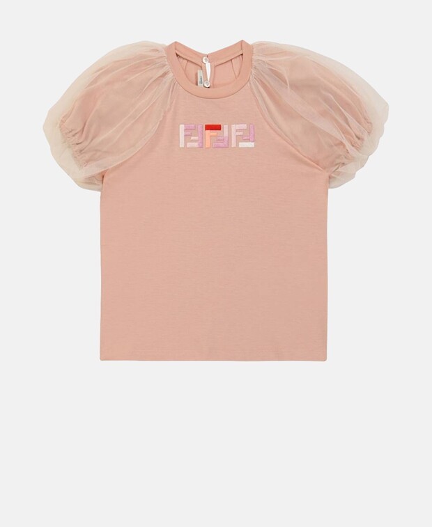 

Футболка Fendi, лосось