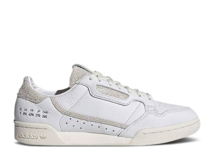 

Кроссовки Adidas CONTINENTAL 80 'CRYSTAL OFF WHITE', белый, Белый;серый
