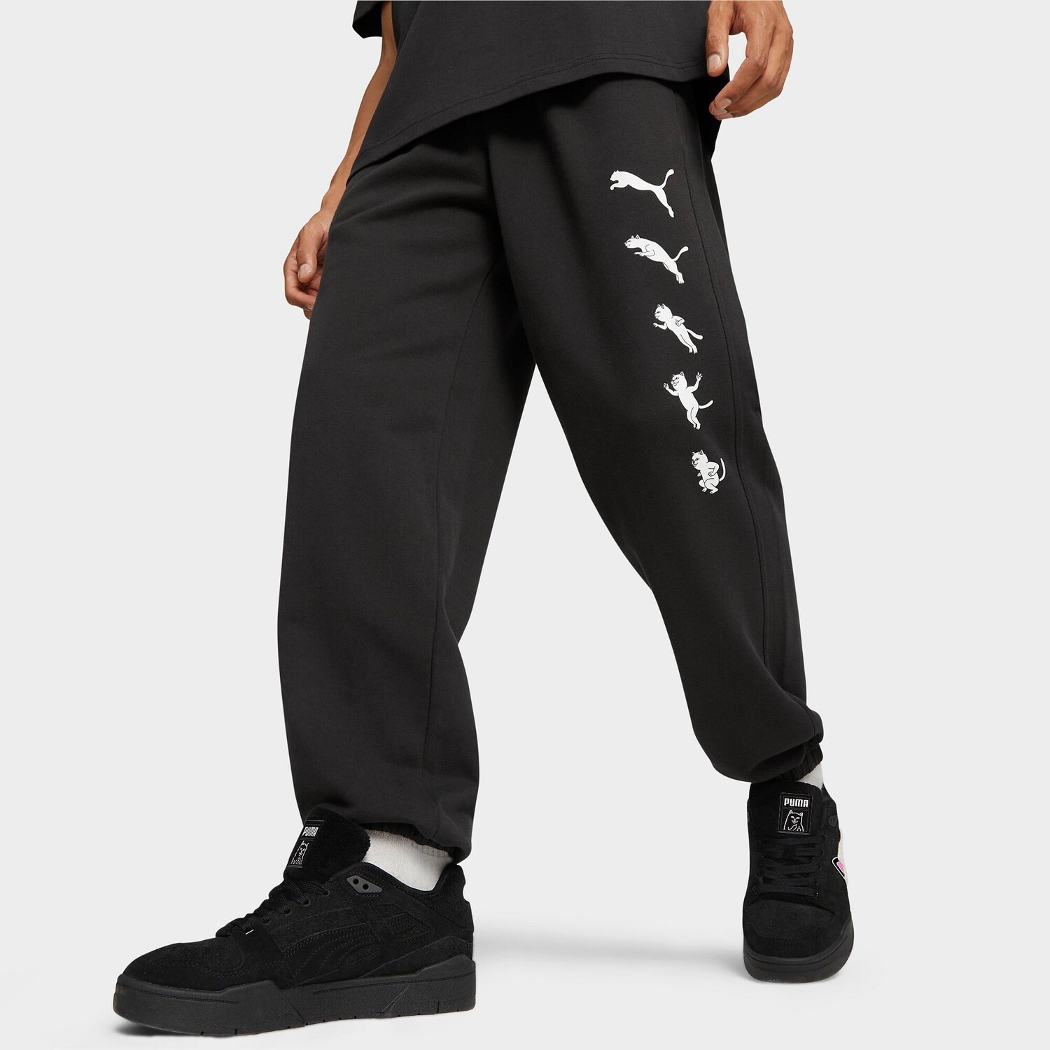 

Спортивные брюки с логотипом Puma x RIPNDIP, черный