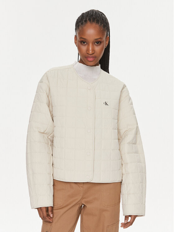 

Куртка-переходник оверсайз Calvin Klein, экрю