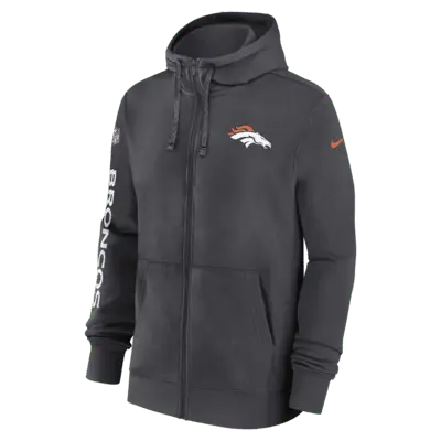 

Худи Nike Denver Broncos Sideline Team Issue Club, цвет Anthracite