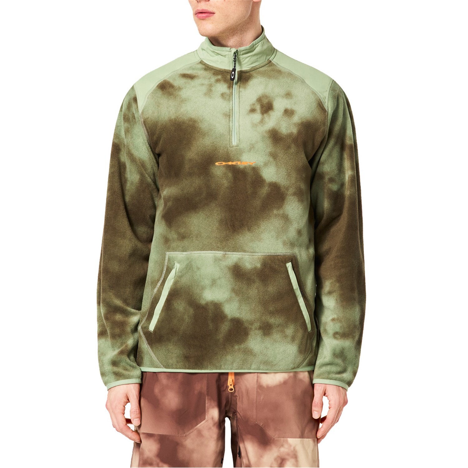 

Толстовка Oakley TC Rykkinn, цвет Green Clouds Print