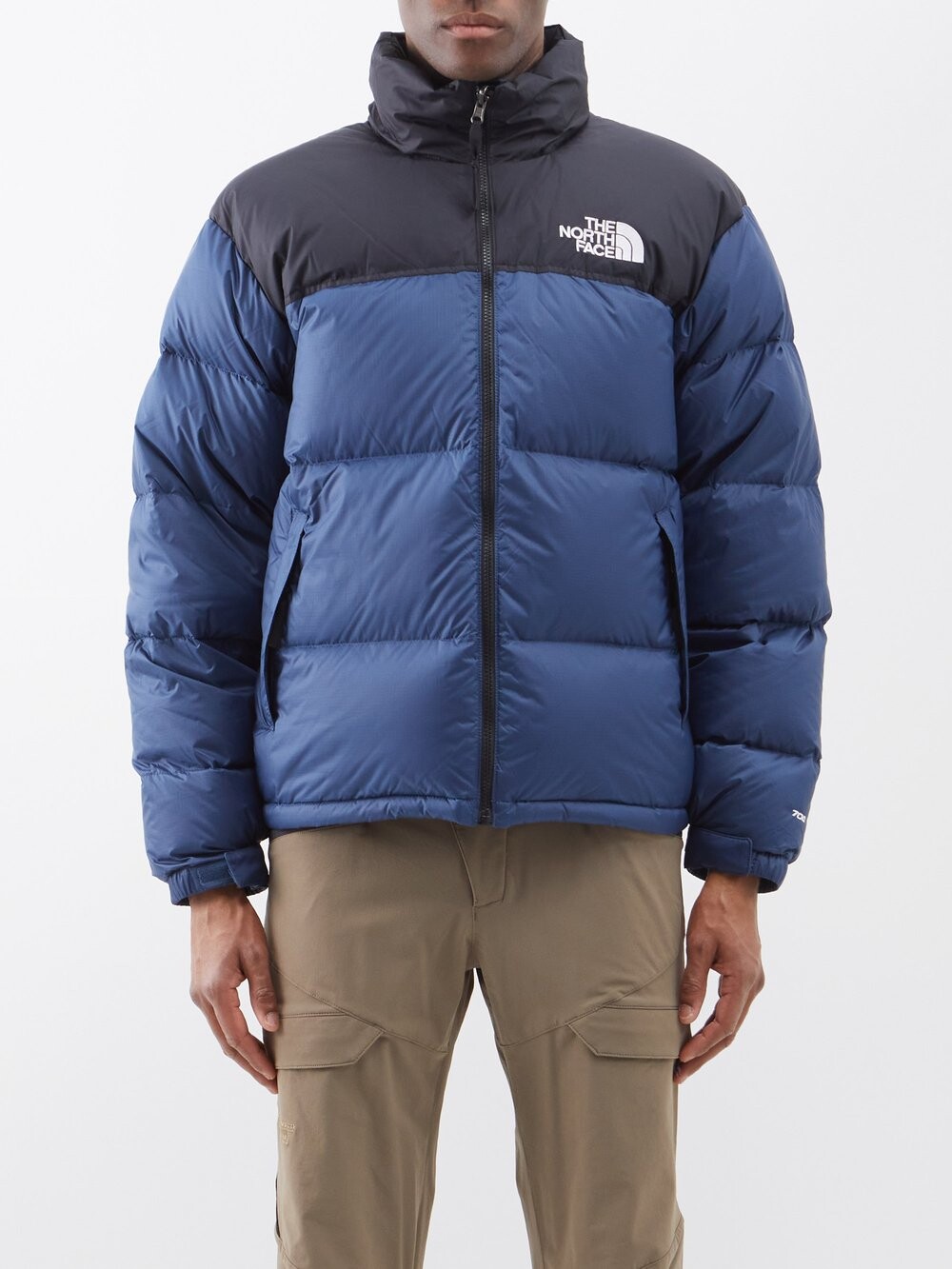 

Стеганый пуховик retro nuptse 1996 года The North Face, синий