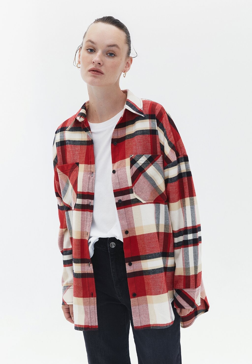 

Рубашка Plaid OXXO, цвет red check