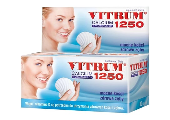 Takeda Pharma, Витрум Кальций 1250 + витамин D3, 60 таблеток