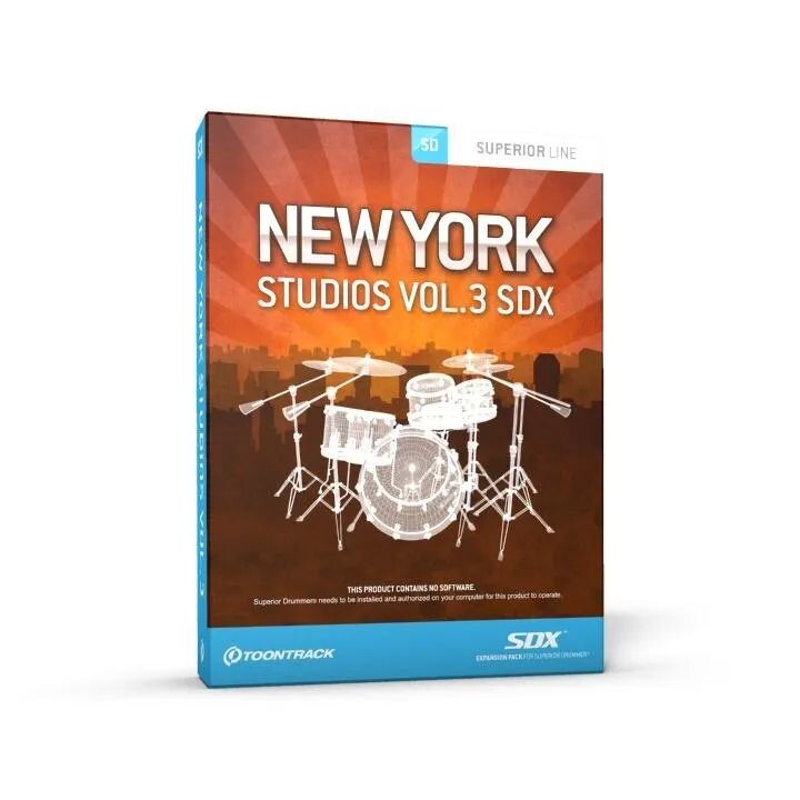 

Toontrack New York Studios Vol. 3 Расширение SDX