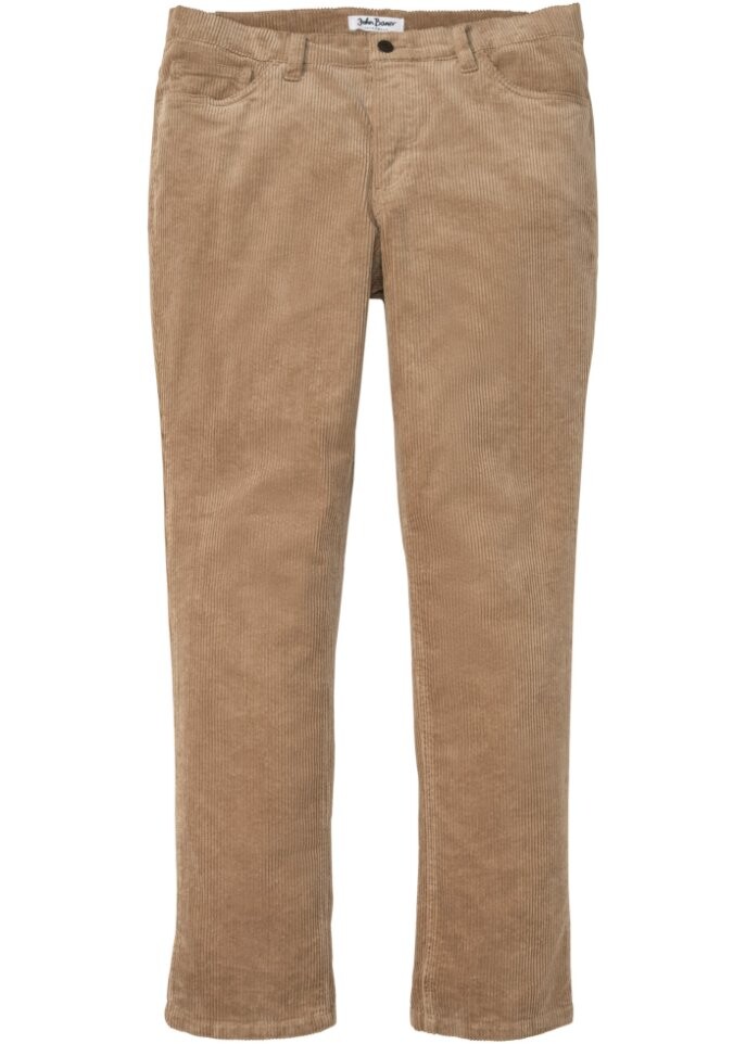 

Брюки стандартного кроя из эластичного вельвета удобного кроя John Baner Jeanswear, оранжевый