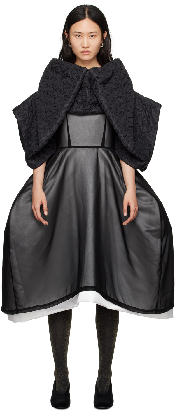 

Черная куртка с вышивкой Comme des Garçons, Черный