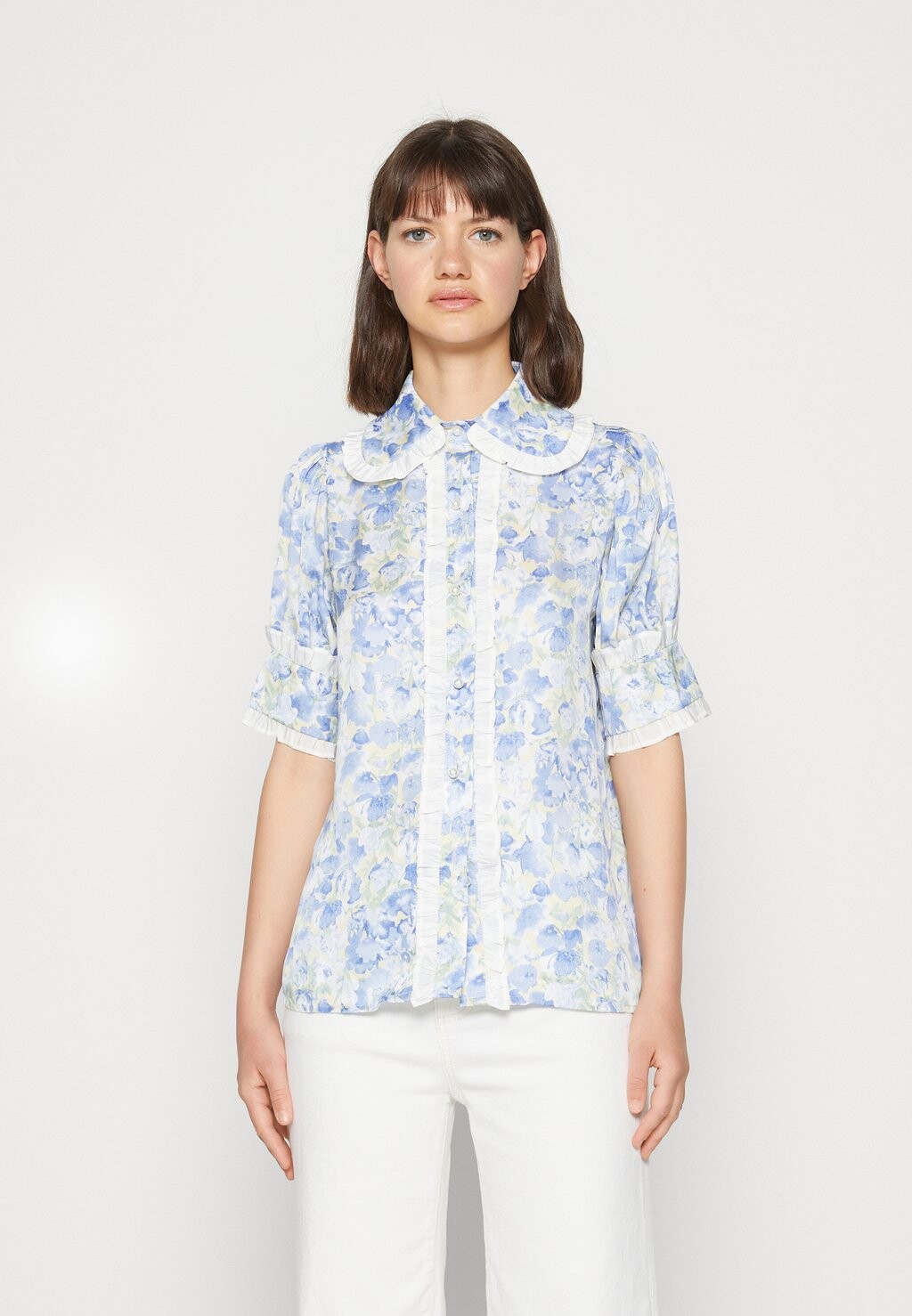 

Рубашка БЛУЗКА SKY FLORAL RUFFLE Sister Jane, синий