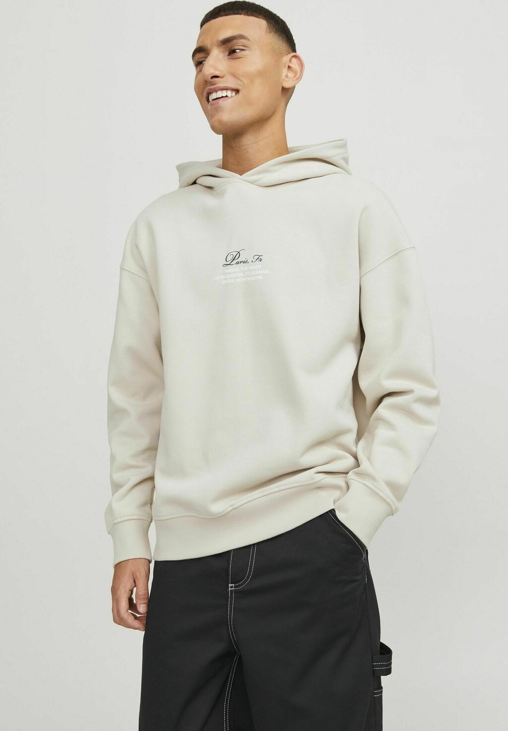 

Свитер с капюшоном Jack & Jones, крем