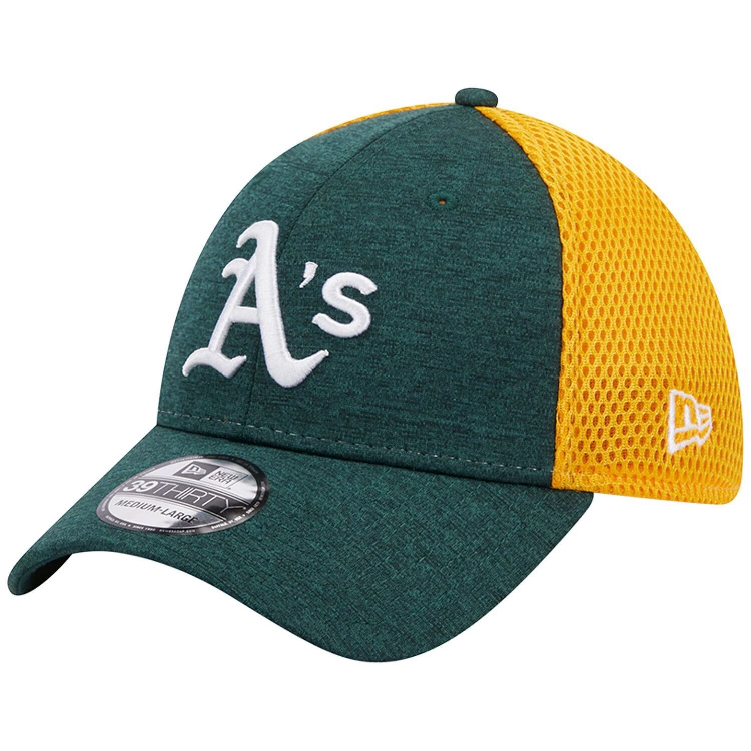 

Мужская кепка New Era Green Oakland Athletics Shadow Neo 39THIRTY Flex.