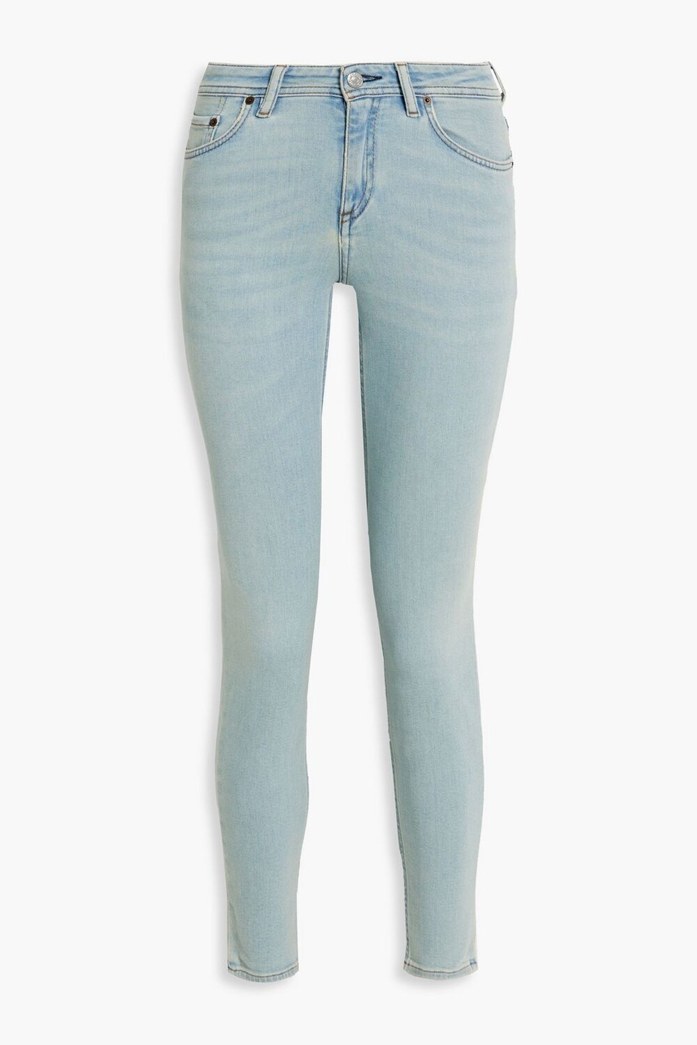 

Джинсы скинни с заниженной талией Climb ACNE STUDIOS, синий