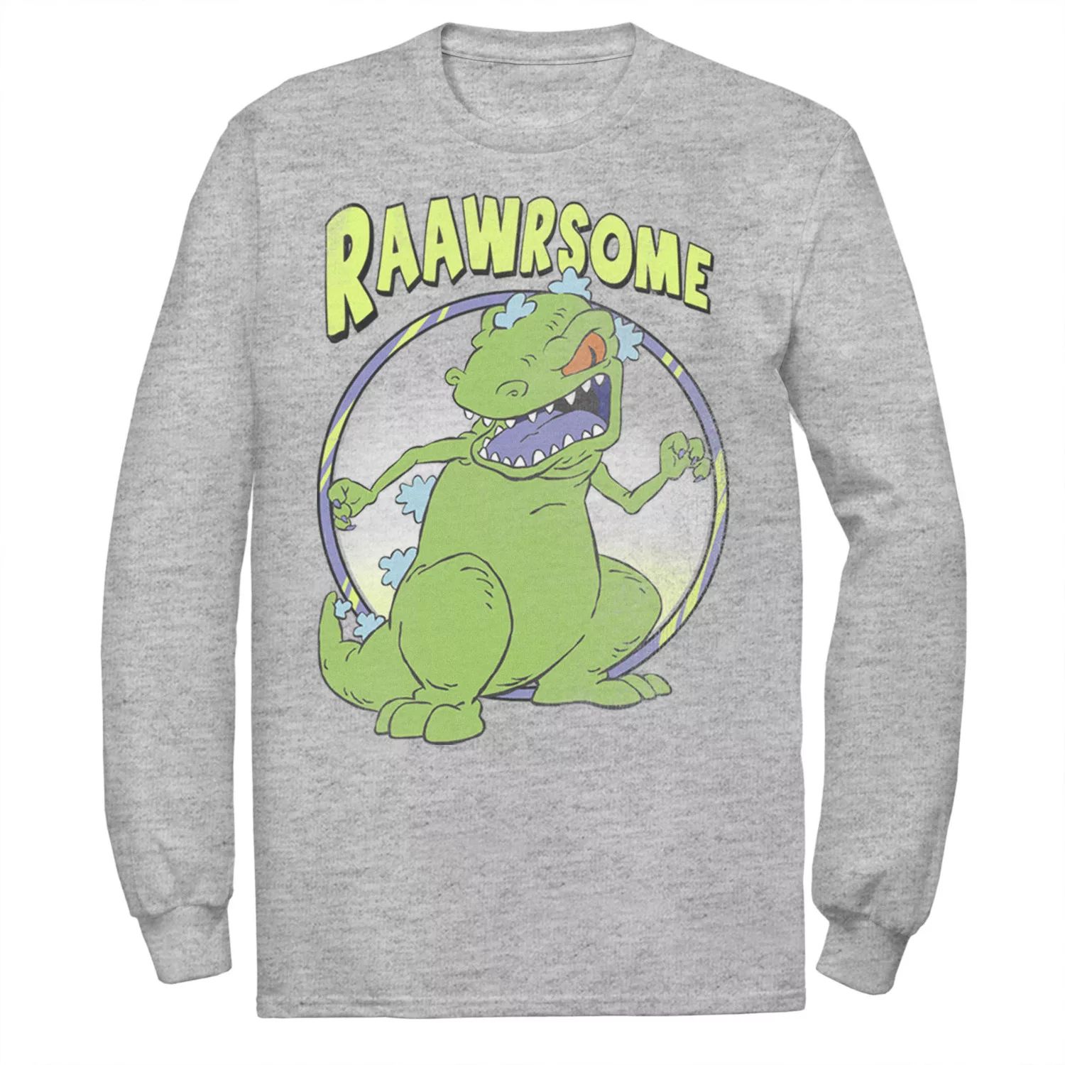 Мужская футболка RugRats Reptar Raawrsome Licensed Character