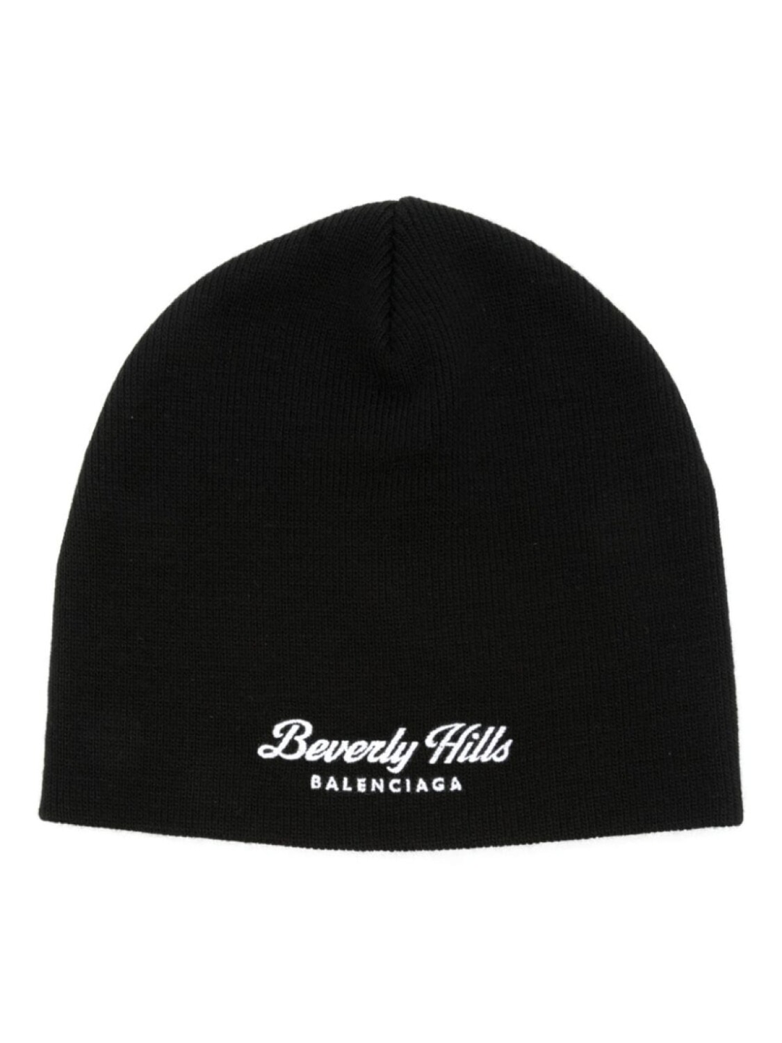 

Balenciaga шапка бини Beverly Hills в рубчик, черный