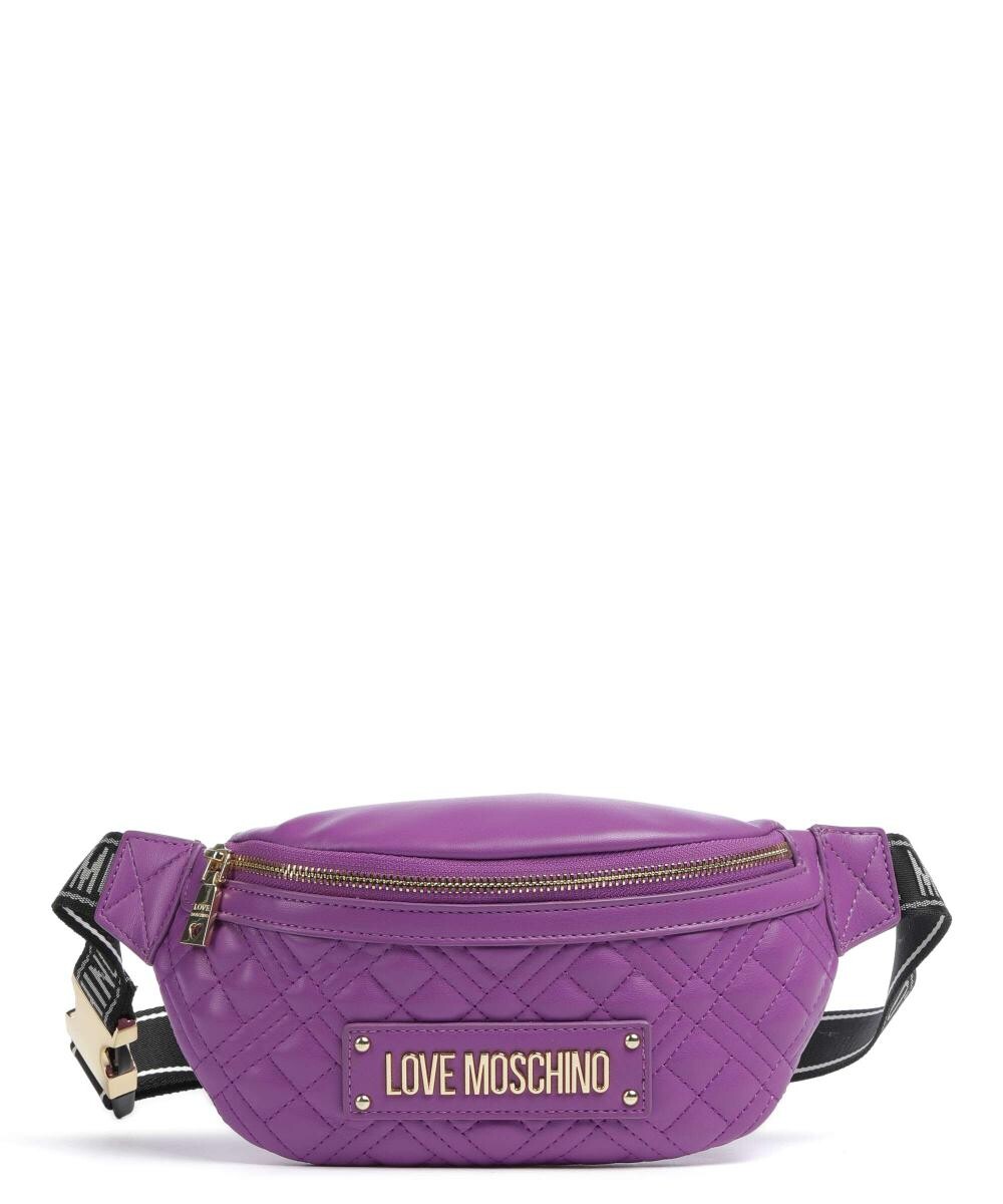 

Стеганая поясная сумка из искусственной кожи Love Moschino, фиолетовый