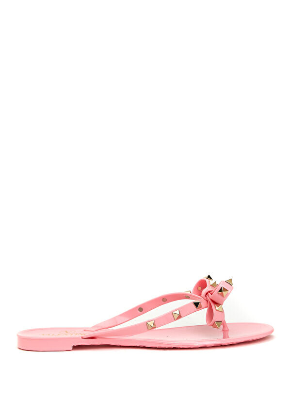 

Женские тапочки Rockstud Valentino Garavani, розовый