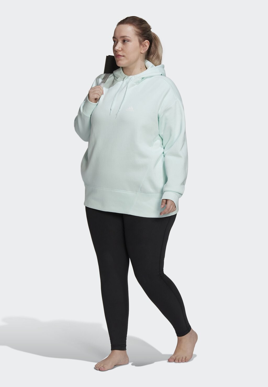

Тайтсы Adidas, черный Trikoot, черный