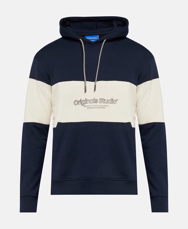 

Худи с капюшоном Jack & Jones, темно-синий