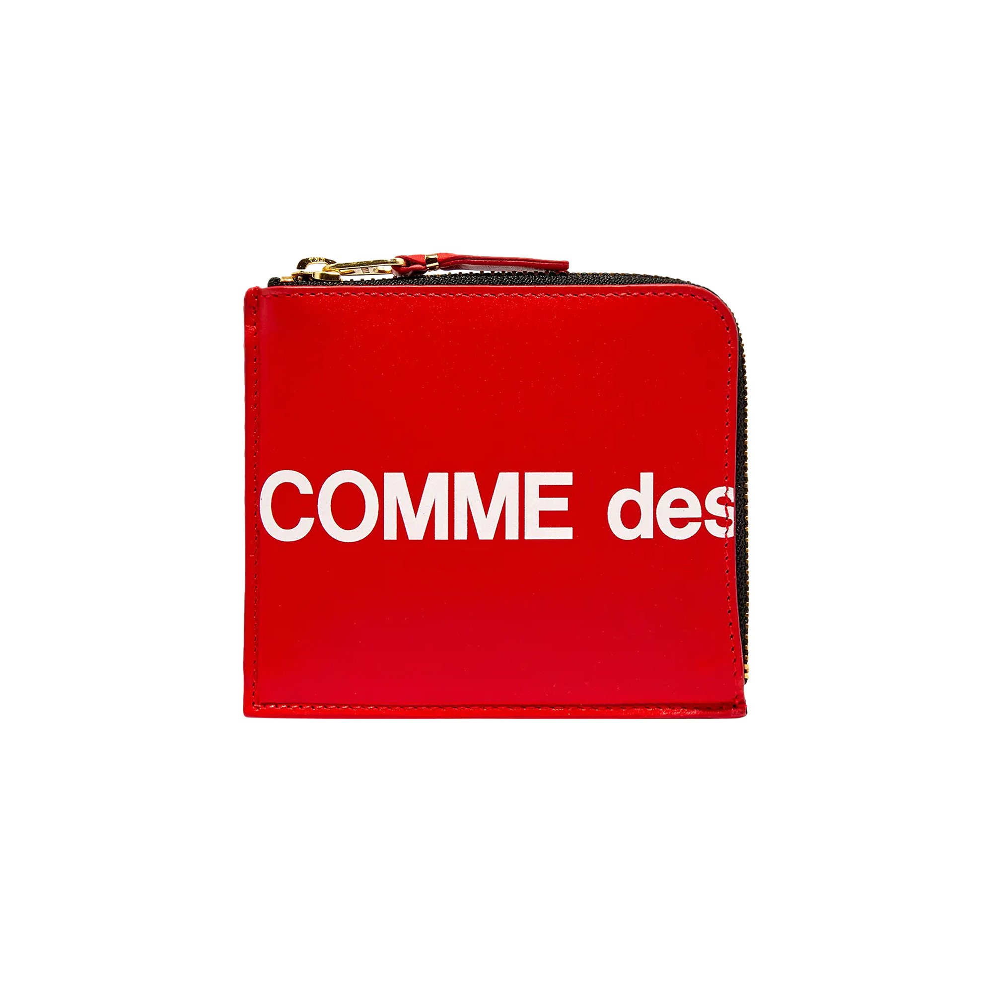 цена Большой кошелек с логотипом Comme des Garçons, красный