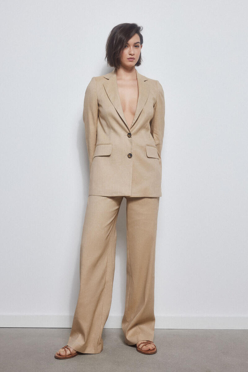 

Брюки классического кроя Pedro del Hierro, бежевый