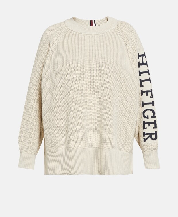 

Джемпер с длинными рукавами Tommy Hilfiger Curve, бежевый
