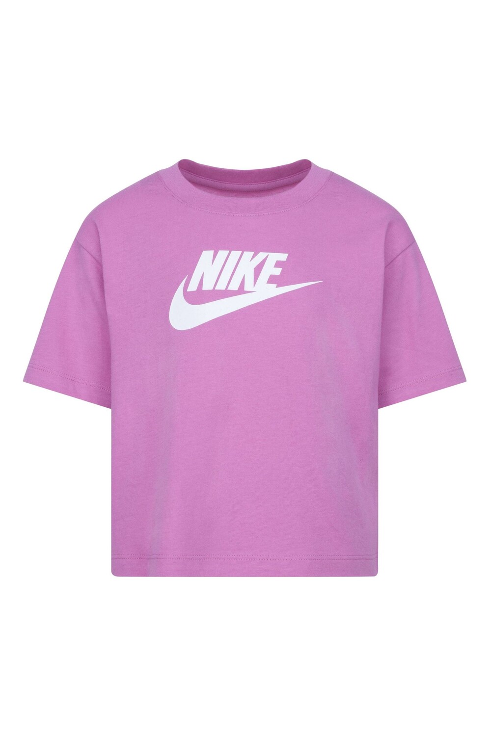 

Детская футболка Little Club свободного кроя Nike, розовый