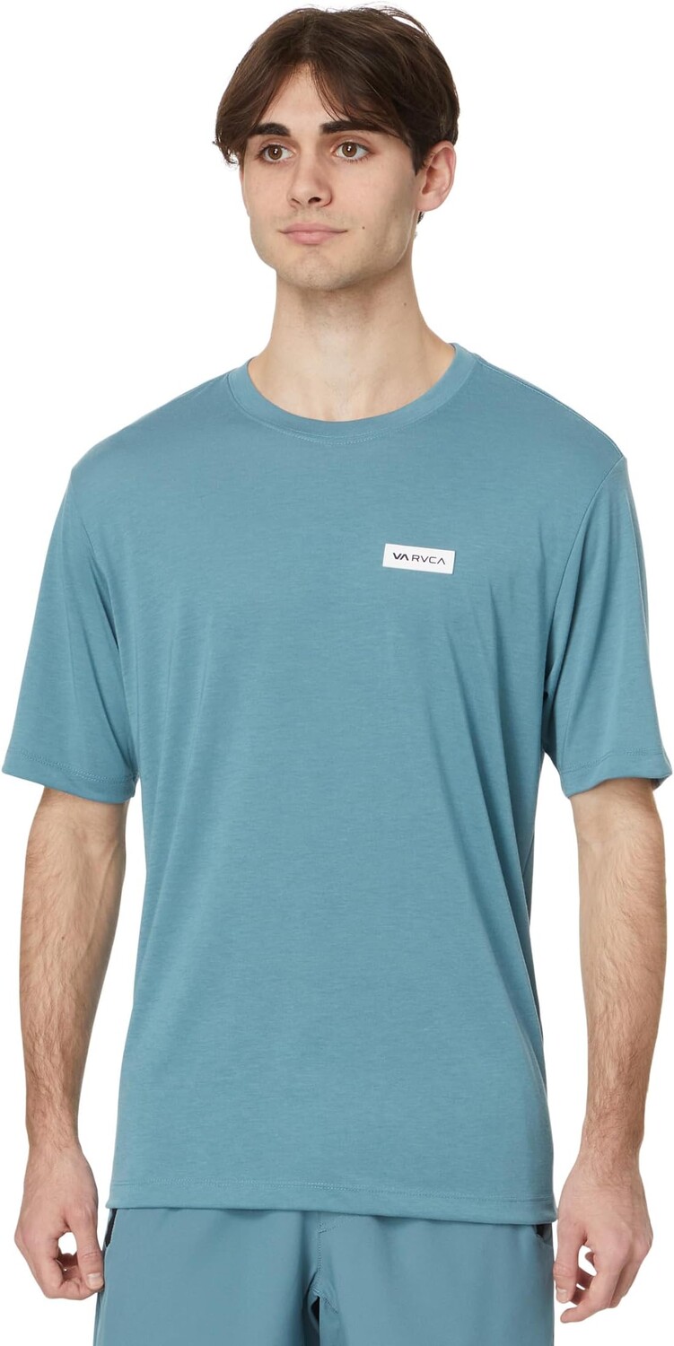 

Футболка RVCA Icon Short Sleeve Tee, цвет Blue Stone