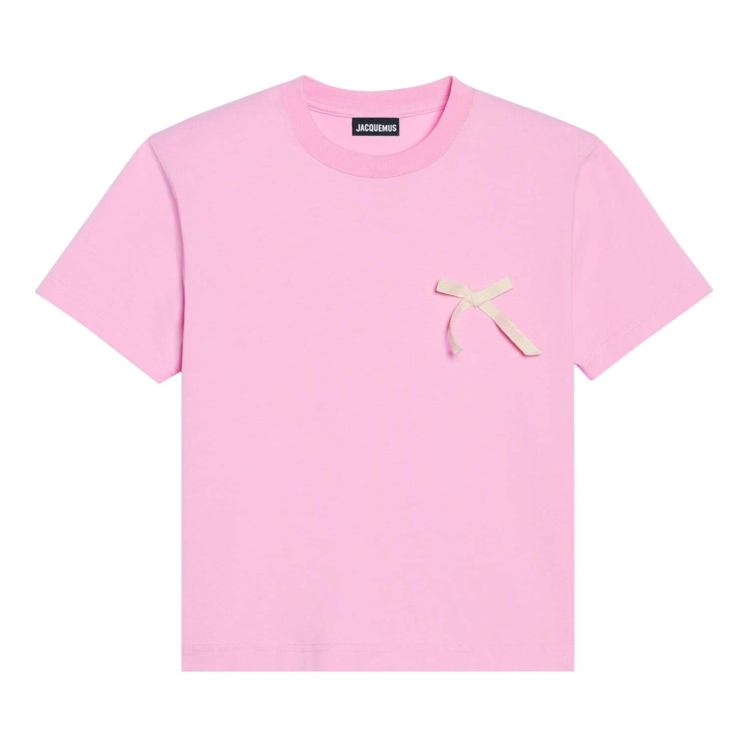 

Футболка Jacquemus Le Noeud Розовая, Розовый