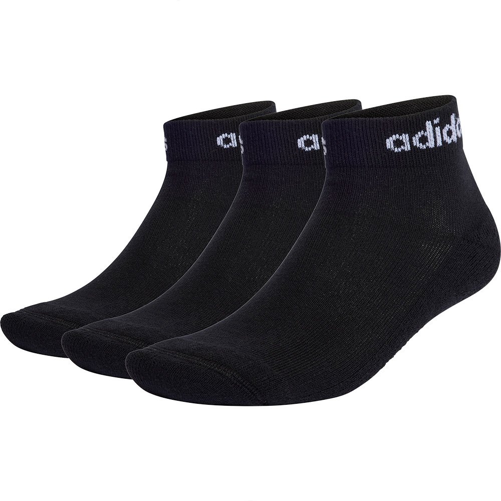 Носки adidas T Lin Ankle 3P 3 шт, черный