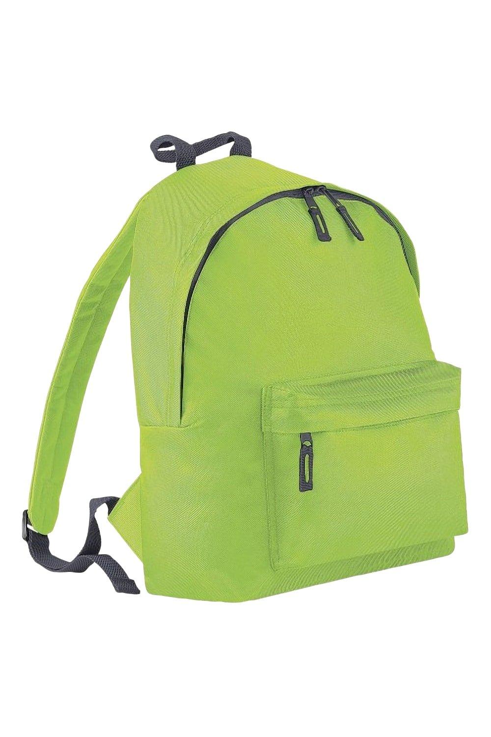 Модный рюкзак / рюкзак (14 литров) (2 шт. в упаковке) Bagbase, зеленый