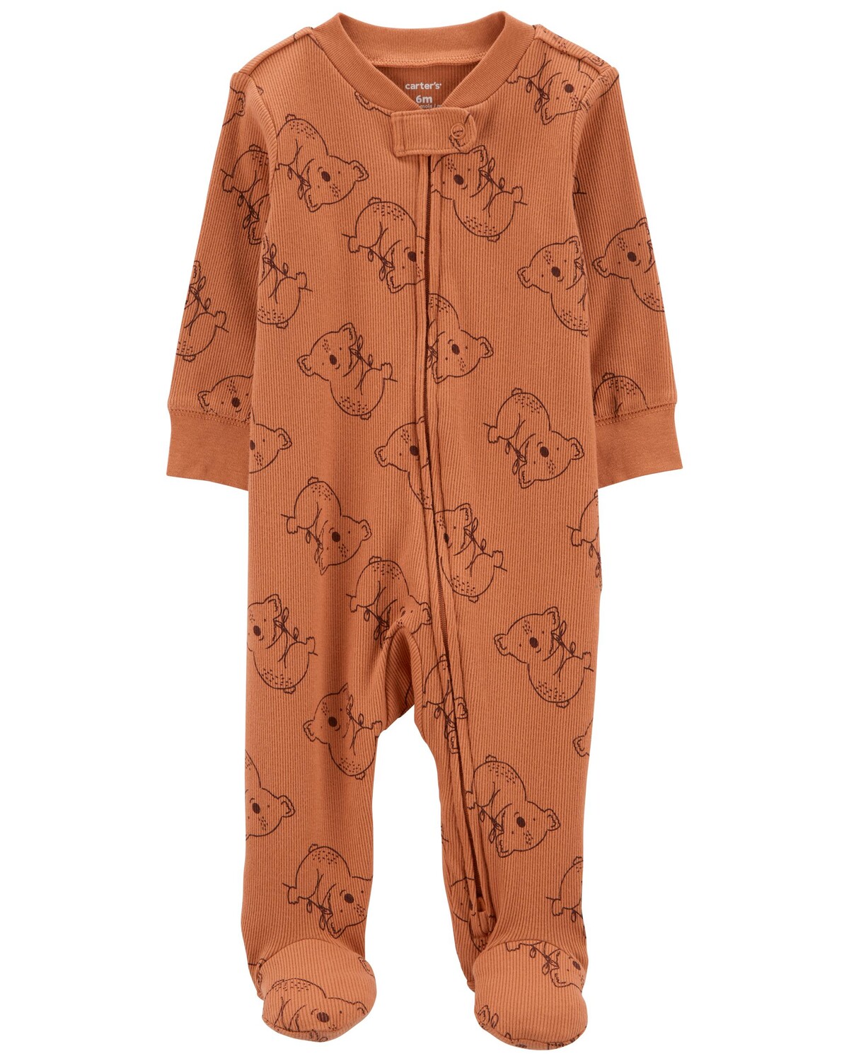 

Baby Koala 2-Way Zip Up Sleep & Play Carter's, коричневый