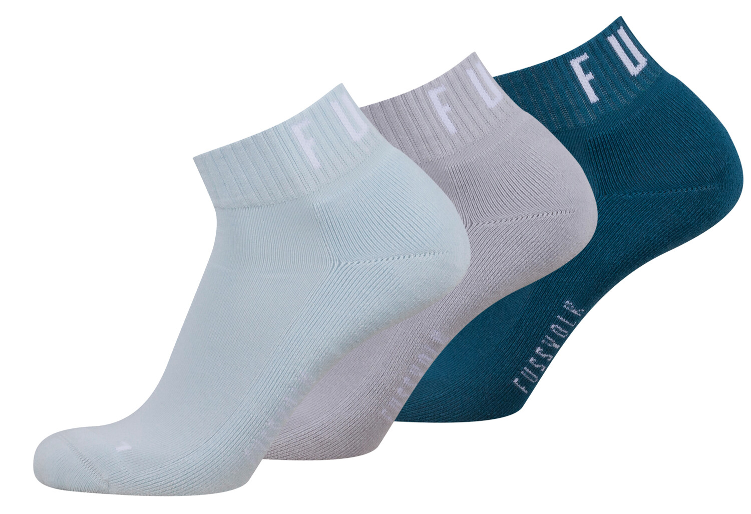 

Носки Fussvolk 3 шт Box Sport Quartersocks, бензиновый