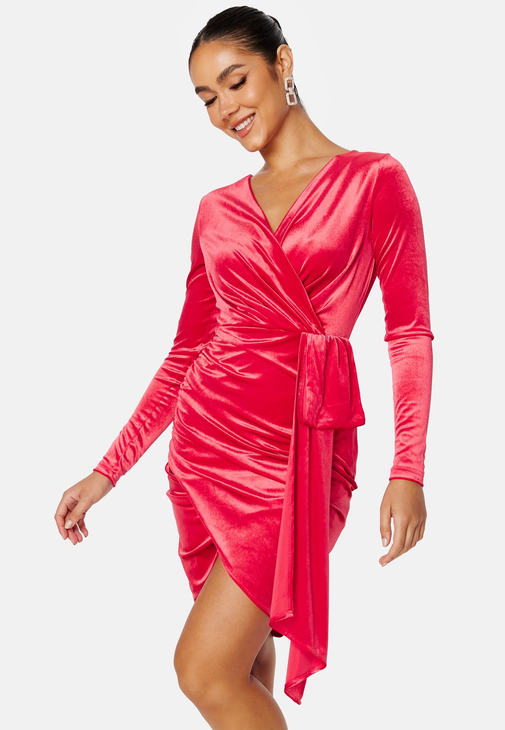 Элегантное платье Snapshot Bubbleroom, красный