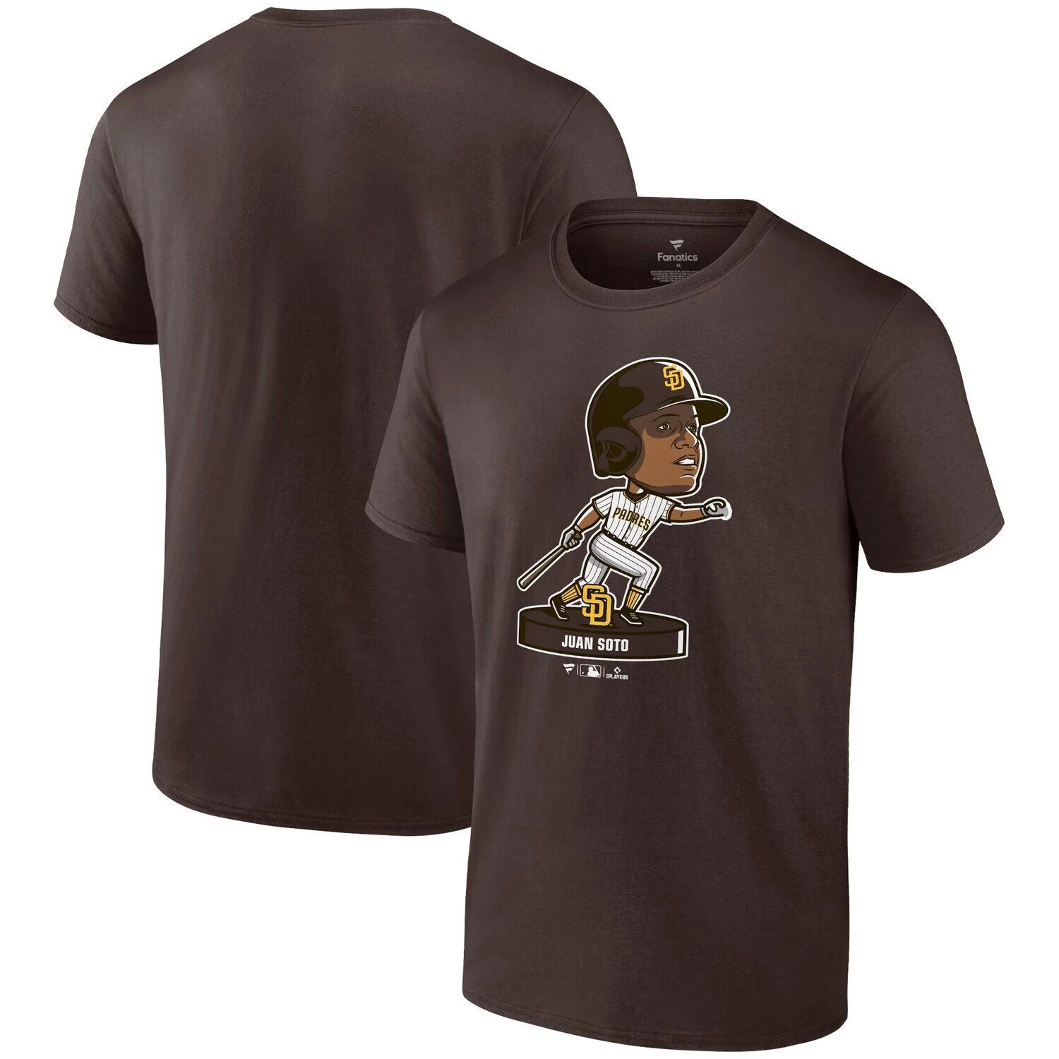 

Мужская футболка с логотипом Juan Soto Brown San Diego Padres Bobble Head Fanatics